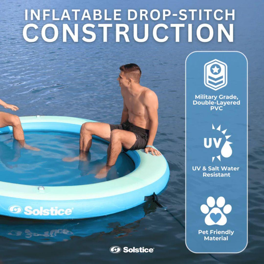 Solstice 24 Circular Mesh Dock Hangout Ring – 8’